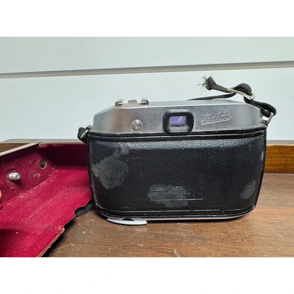 Vintage Balda Baldessa 1b 35mm Film Camera Baldanar 2.8/45 Lens W Germany Case